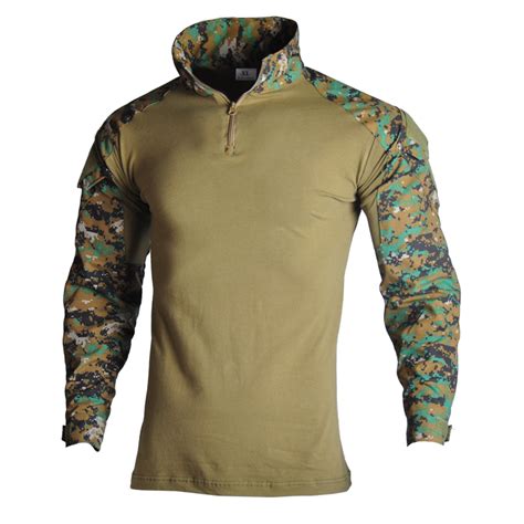 Tactical Combat Shirt Military Uniform Us Army Clothing Tatico Tops