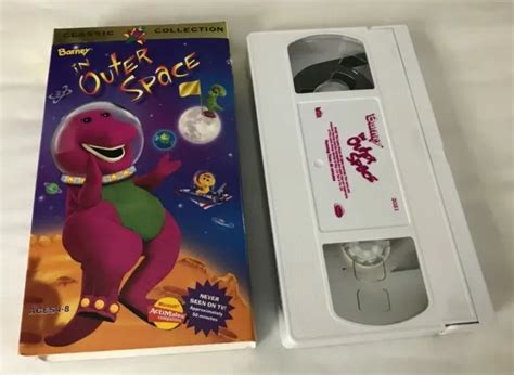 Barney In Outer Space ~ Vhs 1998 ~ Classic Collection ~ages 1 8 ~ 1