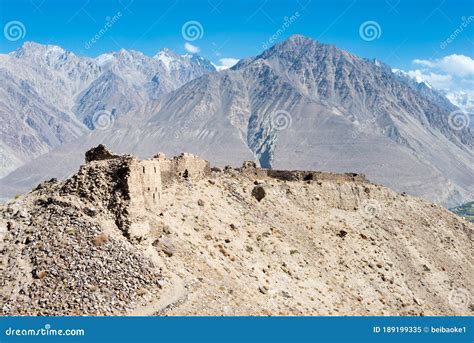 Ruins Of Yamchun Fort In The Wakhan Valley In Gorno Badakhshan