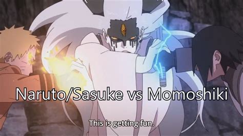 Naruto And Sasuke Vs Momoshiki Amv Youtube