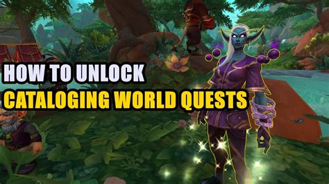 How to Unlock Cataloging World Quests - YouTube