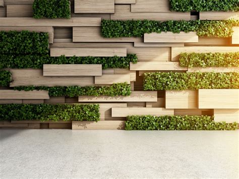 Vertical Interior Wall With Plants For Interior Bioliphic Design