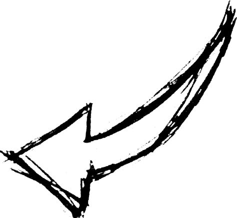 Download White Hand Drawn Arrows Png Hand Drawn White Arrow Png
