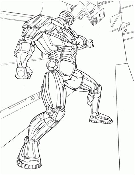 Detailed Iron Man Coloring Pages - Iron Man HulkBuster by Xpendable on