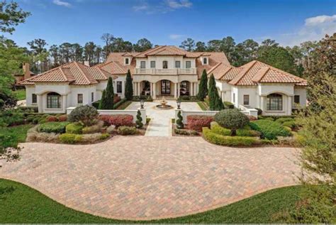 535 Million Lakefront Mediterranean Mansion In Orlando Fl Homes Of