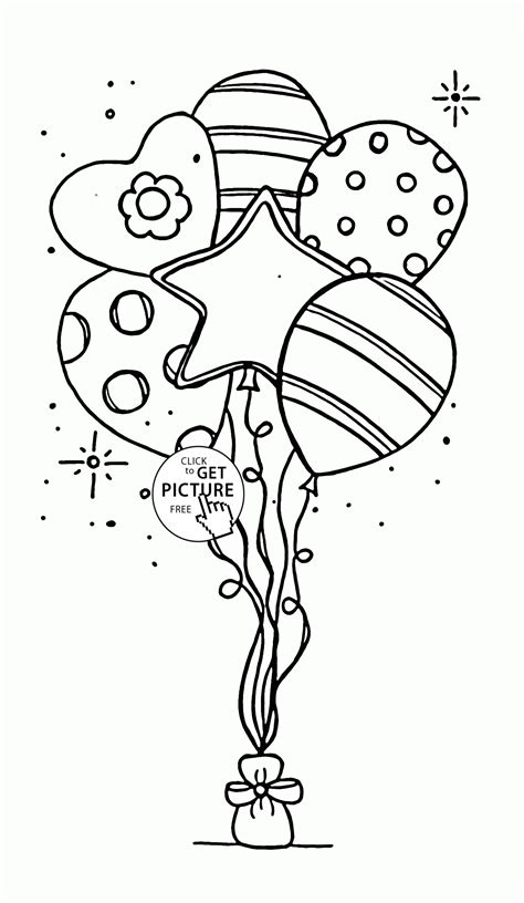 Happy birthday coloring pages, this is a free coloring pages to download and print. Printable Coloring Pages For A Birthday - Coloring Home