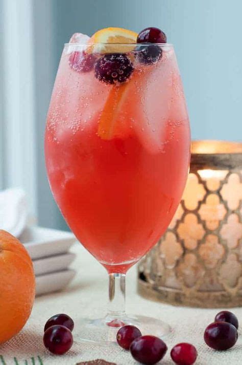 Sparkling Cranberry Orange Vodka Cocktail Is A Holiday Cocktail Drink
