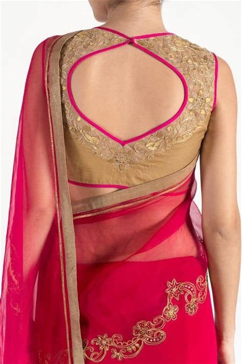 Different Types Of Blouse For Saree Simple Craft Ideas Blouse Back Neck Designs New Saree