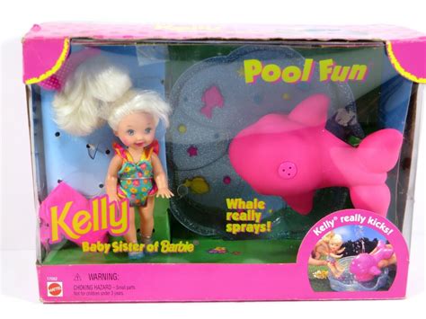 Nib Barbie Doll 1996 Pool Fun Kelly 17052 Ebay