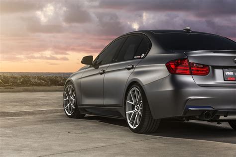 Bmw 2015 335i Fully Vinyl Wrapped With 3m 1080 M261 Matte Dark Gray By