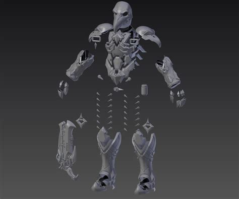 3d Print Model Nevermore Reaper Armor From Overwatch
