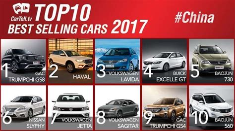 Top 10 Best Selling Cars Of 2017 Cartelltv