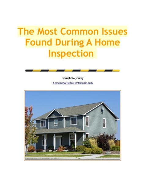 7 Of The Most Common Issues Found During A Home Inspection
