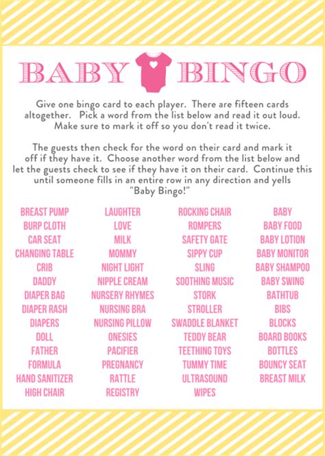 Free, printable baby shower bingo cards that your guests will simply adore. Free Baby Shower Bingo Printable Cards for a Girl Baby ...