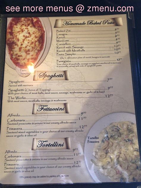Online Menu of Romas Italian Restaurant Restaurant, Altus, Oklahoma ...