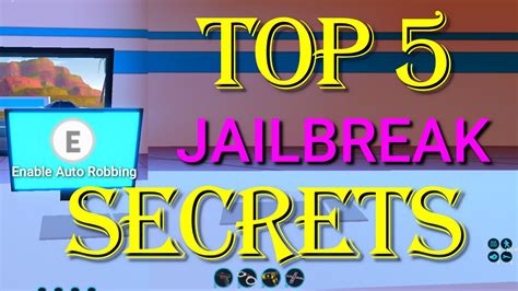 Roblox Top 5 Best Jailbreak Secrets Found In Fall Map Update Hidden