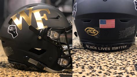 Wake Forest Players To Wear Black Lives Matter On Helmets