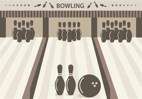 Bowling Alley Vector Download Free Vector Art Stock