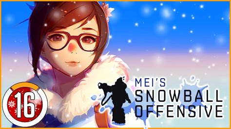 Mei Rry Christmas Overwatch Mei S Snowball Offensive Gameplay 16 Youtube