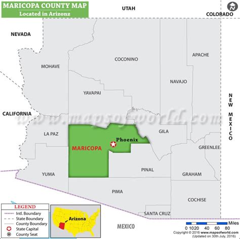 35 Map Of Maricopa County Arizona Maps Database Source