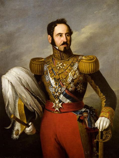 Antonio Maria Esquivel Portrait Of General Baldomero Espartero