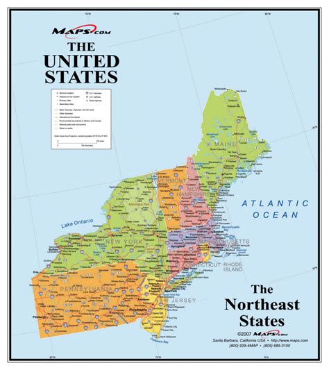 Printable Northeast Region Map Images And Photos Finder