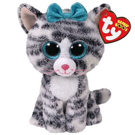 Ty Beanie Boos Quinn Cat Exclusive Glitter Eyes Small 6 Plush