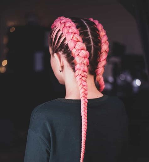 10 Unique Two Big Braids With Weave Hairstylecamp