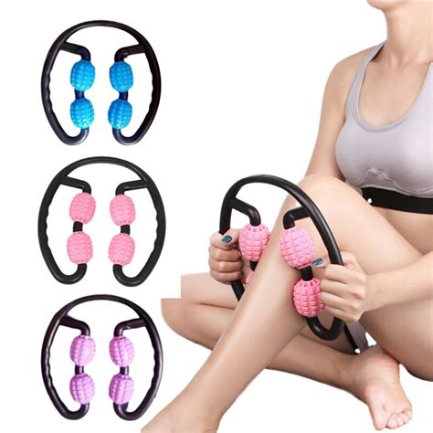 U Shape Trigger Point Massage Roller For Arm Leg Neck Muscle Slimming Tissue For Fitness Gym