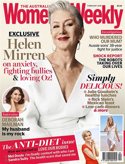 Helen Mirren Recalls Her First Visit To Australia Daily Mail Online