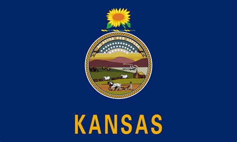Flag Of Kansas Meaning Sunflower Emblem And History Britannica