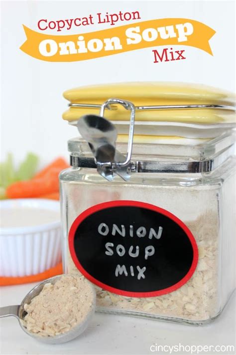 2 tablespoons oil or bacon drippings. Copycat Lipton Onion Soup Mix Recipe - CincyShopper