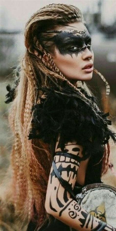 Pin De Camila Hinojosa En Maquillaje Disfraz De Vikingo Mujer