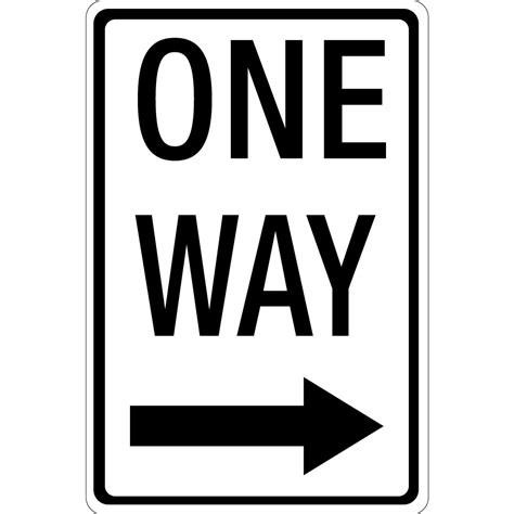 One Way Sign Page Coloring Pages