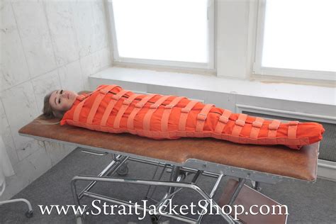 Orange Prison Sleep Sack Bondage Body Bag Straitjacket Etsy