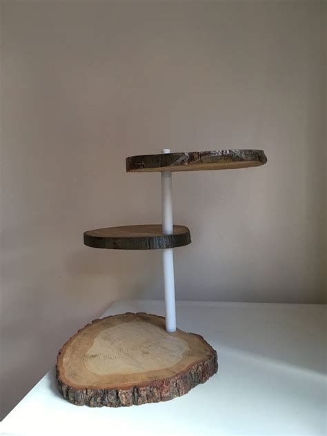 Try our dedicated shopping experience. 3 Tier Wooden Cake Stand - Gifts with a Special Touch