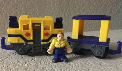 Euc Geotrax Woohoo And Opie L6928 Push Train And Figure 100 Complete Mint