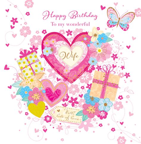 Without you in my life, my life is also so dark that i. Wonderful Wife Happy Birthday Greeting Card | Cards | Love Kates