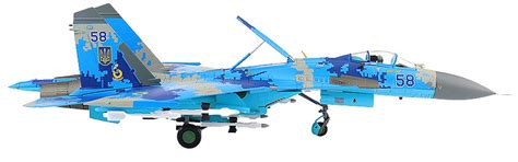 Sukhoi Su 27 Flanker B Ukrainian Air Force Blue 58 Ukraine August