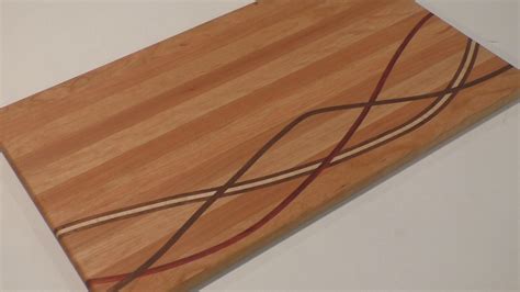 Cutting Board With Curved Inlay 11 Steps With Pictures Instructables