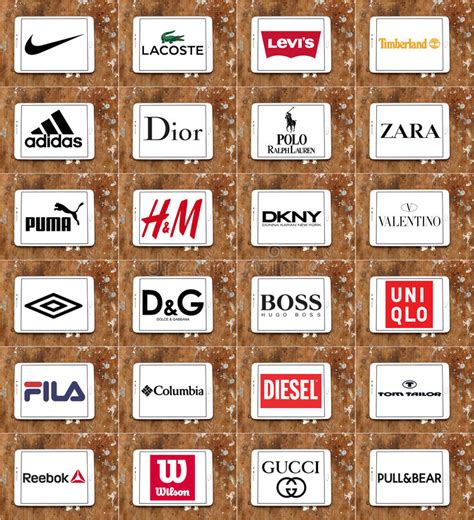 Clothing Brand Logos With Names, Free Clothing Brand Logo Designs gambar png