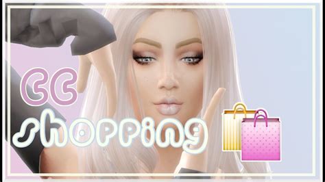 The Sims 4 Lets Shop Cc Shopping 1 Youtube