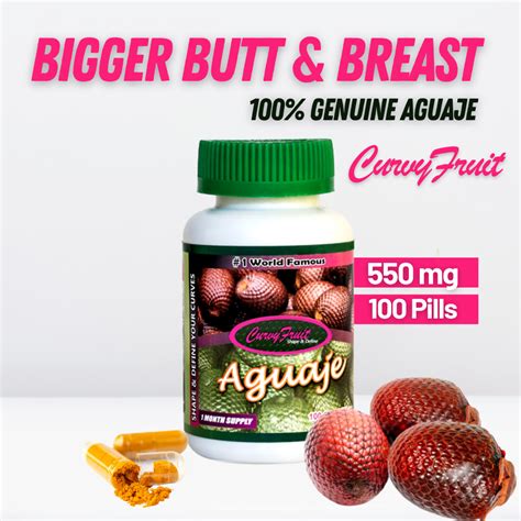Bigger Butt Breast Hips Original Aguaje Curvyfruit Pills Und