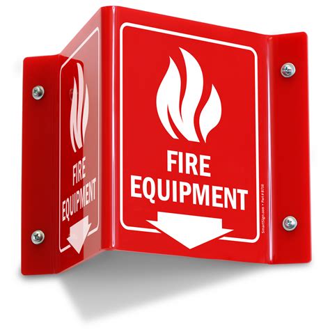 Projecting Fire Equipment Sign Sku S 4568