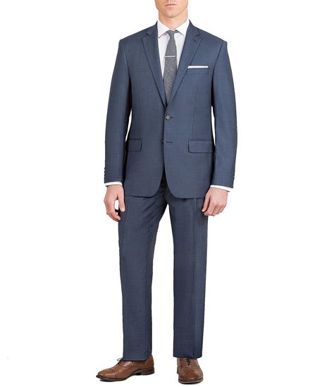 Shop for men's linen suits that are lightweight & perfect for summer & beach weddings. Ralph by Ralph Lauren Classic-Fit Solid Wool Suit | Blue ...