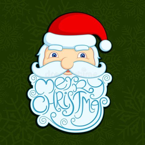 Santa Wishing Merry Christmas Stock Vector Illustration Of Christmas