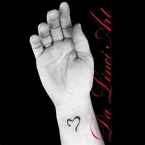 M And Heart Tattoo Made By Linda Roos Dalinciart Nl Da Linci Art Zwijndrecht Holland