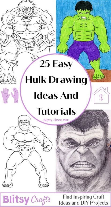 25 Easy Hulk Drawing Ideas How To Draw The Hulk