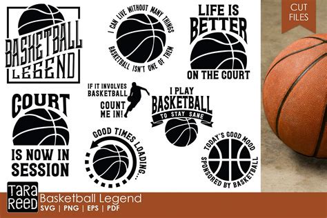 Basketball Legend Basketball Svg And Cut Files For Crafter 188607