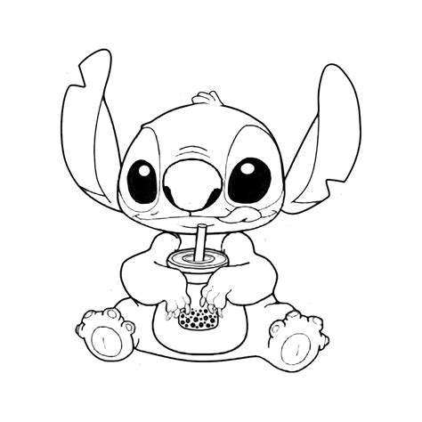 1 Best Ideas For Coloring Cute Stitch Coloring Page
